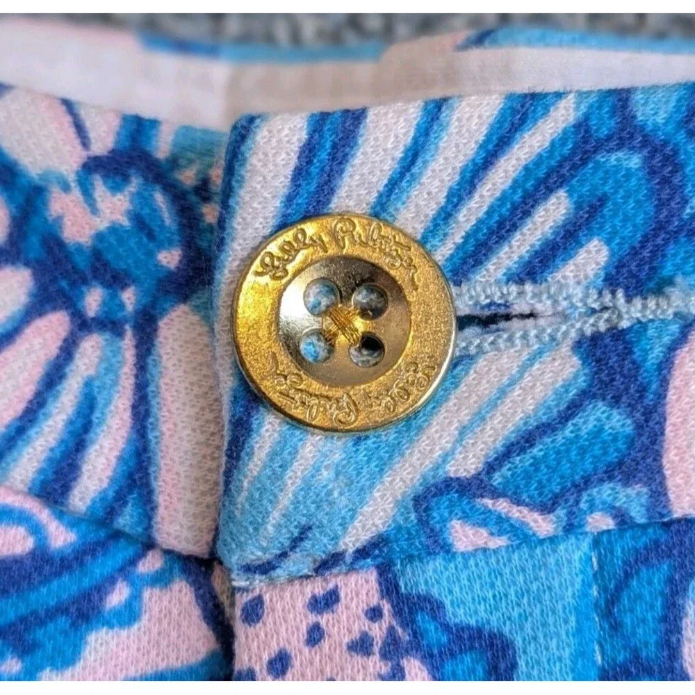 Lilly Pulitzer 00 Blue Sound The Sirens Buttercup Scallop Hem 5